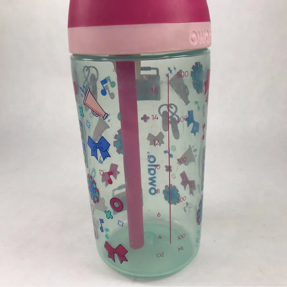 Owala 16 oz Kids FreeSip Water Bottle Pink Graphics - Picture 11 of 13